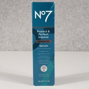 No7 Protect & Perfect Intense Advanced Serum Anti-Aging Matrixyl 3000+ 1oz NIB